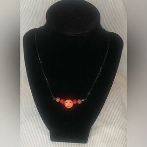 Handmade Pumpkin Necklace